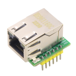 ماژول شبکه W5500 دارای ارتباط SPI به LAN با پروتکل TCP/IP سازگار با WIZ820io
